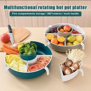 MULTIFUNCTIONAL ROTATING HOT POT PLATTER